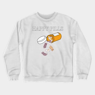 Happy Pills / Cats Crewneck Sweatshirt